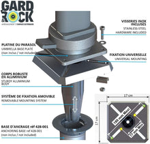 Load image into Gallery viewer, GARD&amp;ROCK - Offset Umbrella Stand

