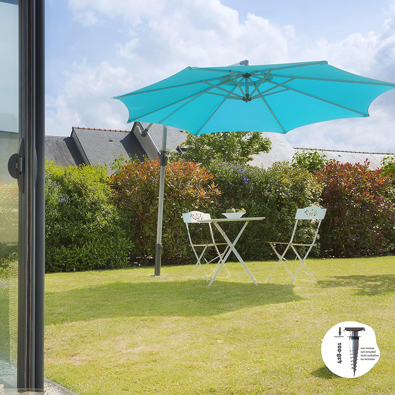 grass stand for patio umbrella GARD&ROCK